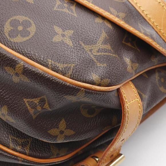 LOUIS VUITTON Brown Monogram Leather Shoulder Bag - Picture 7 of 10